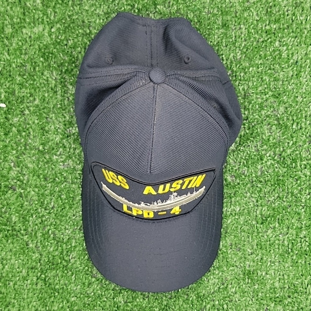 USS Austin LPD-4 Hat USN Navy Ship Amphibious Transport Seapower Military - Cap - Picture 5 of 6
